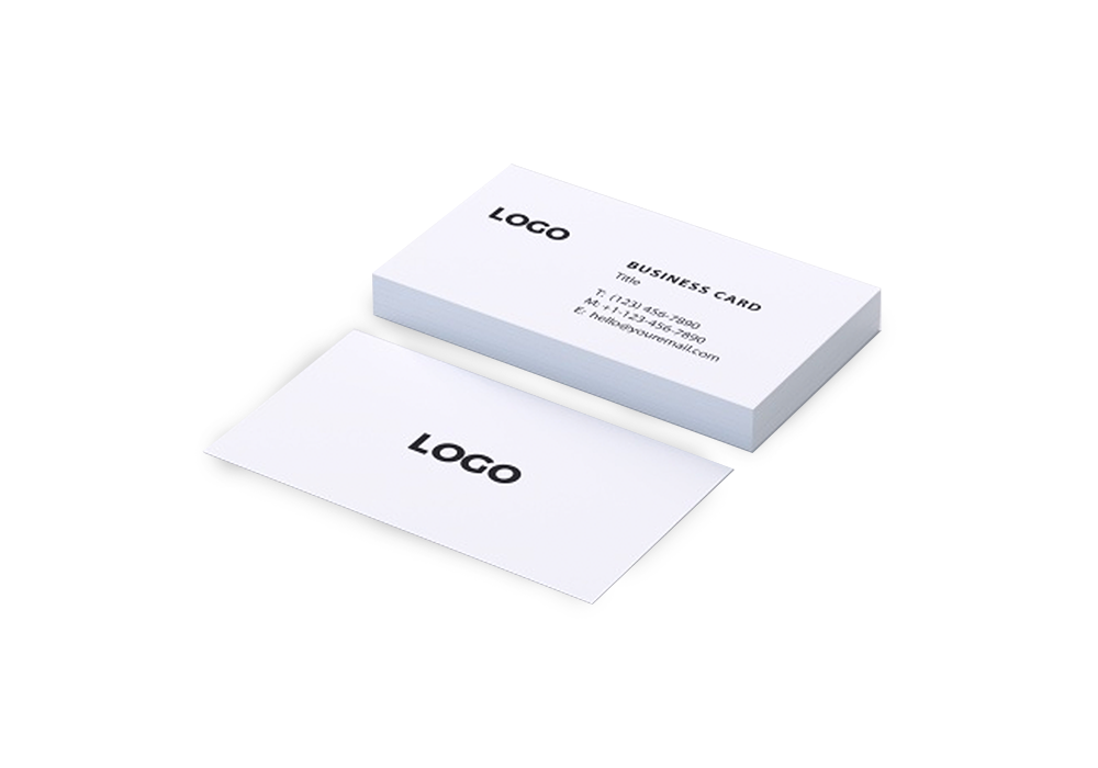 Natural White Business Card Printing